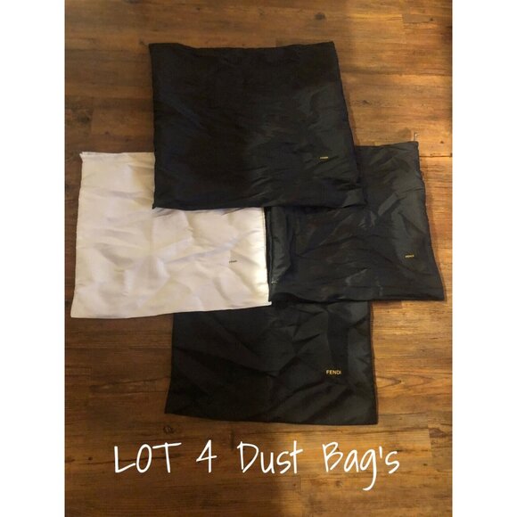 Fendi Drawstring Dust Bag Set - 4 New Tote Bag Storage Bags for Protection - Picture 1 of 1